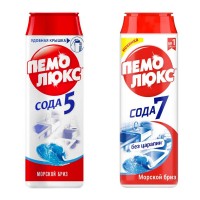 Средство чистящее Пемолюкс в ассортименте, порошок, туба 480гр