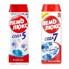 Средство чистящее Пемолюкс в ассортименте, порошок, туба 480гр