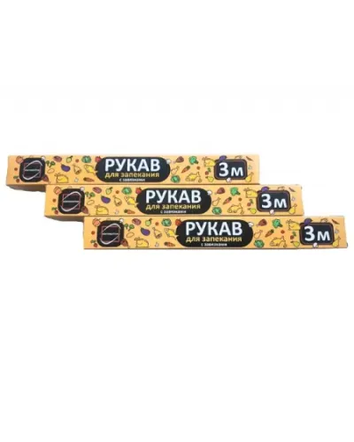 Рукав для запекания с завязками 30 см*3м, Континентпак