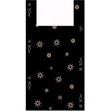 Пакет типа майка ПНД 36*58 18мкм Звезды, упаковка 50шт 