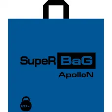 Пакет с петлевой ручкой ПНД 45*45 90мкм Super bag, упаковка 25шт 