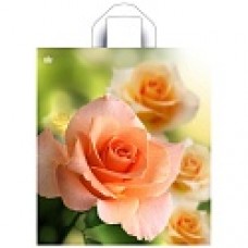 Пакет с петлевой ручкой ПНД 38*42 40мкм рисунок в ассортименте, упаковка 50шт 