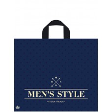 Пакет с петлевой ручкой ПВД 38*34 70мкм рисунок в ассортименте, упаковка 50шт 