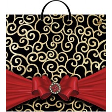 Пакет с пластмассовой ручкой 36*37 90мкм рисунок в ассортименте, упаковка 10шт 