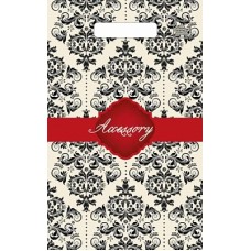 Пакет с вырубной неусиленной  ручкой ПНД 20*30 30мкм в ассортименте, упаковка 100шт 