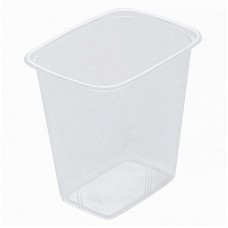Контейнер с крышкой прямоугольный 1000 мл цвет прозрачный, упаковка 50 шт